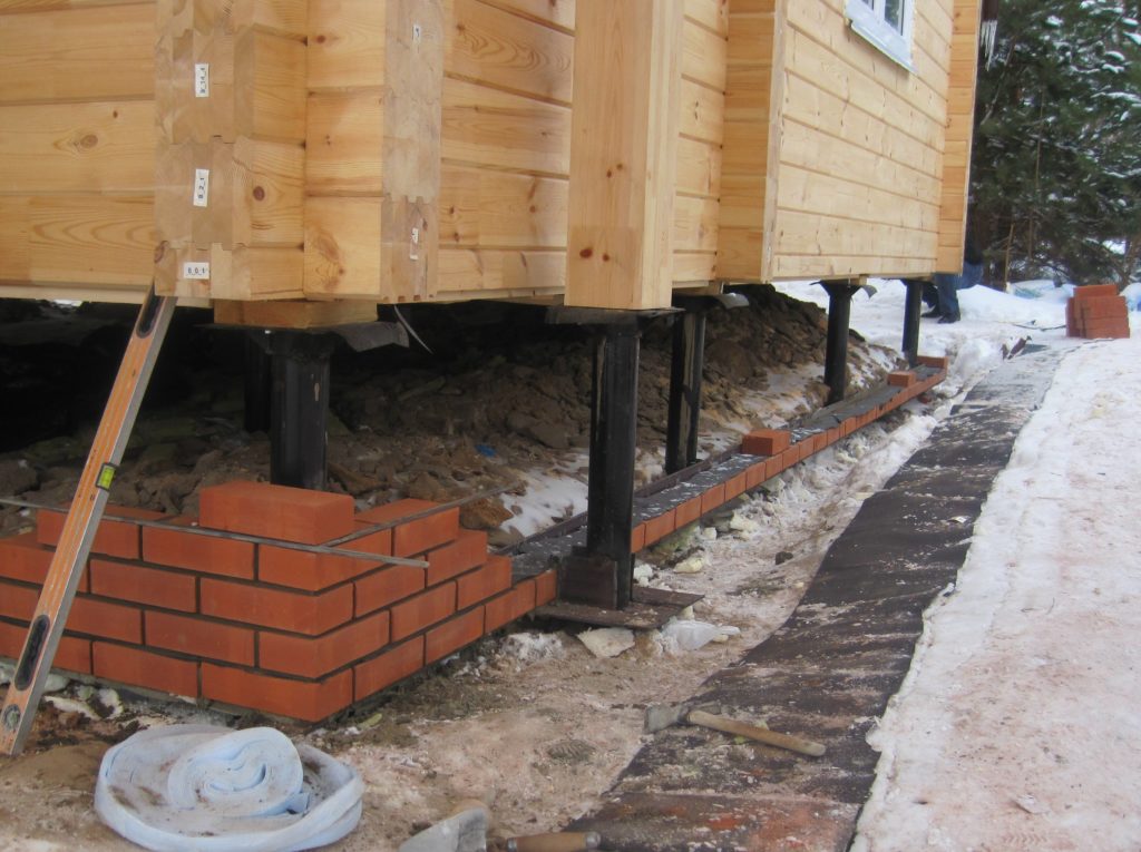 ремонт фундамента дачного дома цены москва